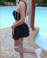 Coloring Ribbon Garter Belt Bikini