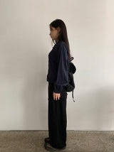 Anka Layered Wrap Skirt Pants