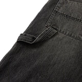 Vintage emblem denim pants / Black