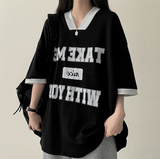 Take color matching line short sleeve