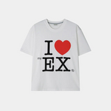 [Unisex] Semi crop heart t-shirts(2color)