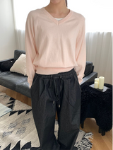 Loosefit v neck knit(8color)