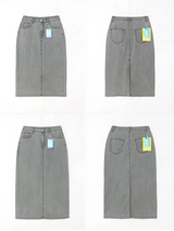  Sundy Charlang Cool Denim Long Skirt [Short & Basic Selection] Lyocell Fabric