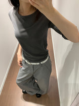 Horsebit leather belt(5color)