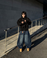 El domingo balloon denim pants