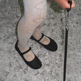 Easy 0006. Nylon and Metallic Mary-Jane - 5colors