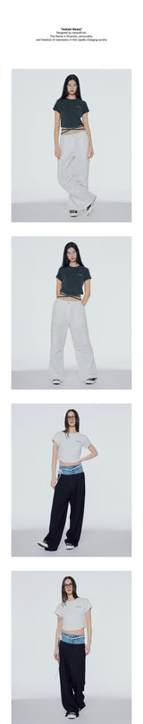 Pigeudaing strap T-shirt