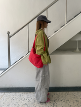 チェック バルーンカーゴパンツ