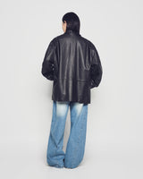 25FW カウハイドレザーブレザーブラック