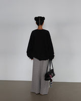 [UNISEX] ボーティー, ナッピング, オーバーサイズフィットスウェットシャツ