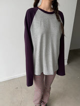 coloration raglan T 