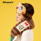 Cute striped double-sided neck pillow