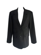 pocket basic striped jacket