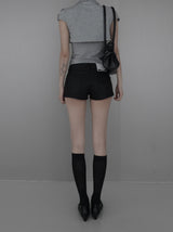 Napoleon Sleeveless Bolero Two-Piece Cardigan