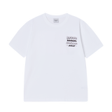 25SS ミックスタイプグラフィックスショートスリーブTシャツ ホワイト