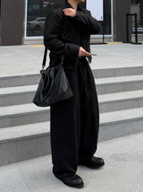 Avan straight rivet slacks