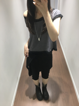 メル スカートパンツ (2color)