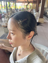 Mini ribbon hairpin (2set)