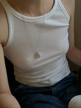 BIG DEW SILVER NECKLACE
