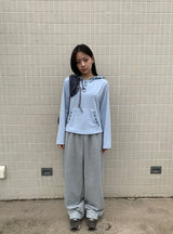 Lanno Stripe Color Matching Hoodie