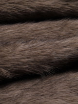Hairy hooded bomber jacket