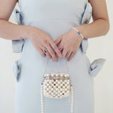 Petit Bear Pearl Bracelet_Blue