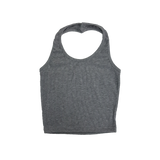 halter sleeveless t