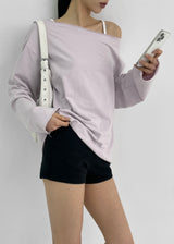 [MADE] Tanda Overfit Boat Neck Long Sleeve Tee