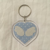 [MADE] Angel dots fabric keyholder😇