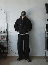 ASCLO Rough Balloon Curved Pants (3color)