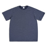レイヤードストライプショートスリーブTシャツ (4 Colors)
