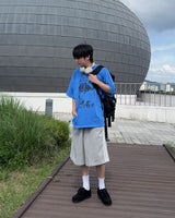 Vedder Damage Short Sleeve T-Shirt(BLUE)