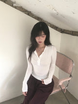 ウールロングスリーブバートンTシャツ