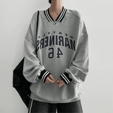 Naji Color V-neck Sweatshirt (4 colors)