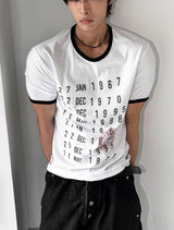 Cropped Muscle-Fit Archive T-Shirt