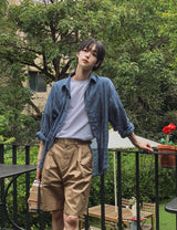 サンズスリットレイヤード半袖Tシャツ