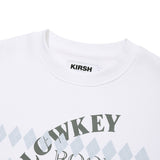 LOWKEY BOOK CLUB ARGYLE PATTERN SWEATSHIRT [WHITE]