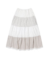 FLORAL LACE CANCAN LONG SKIRT (FLORAL) F26QD161