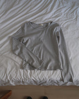 Striped U-neck Inner T-shirt