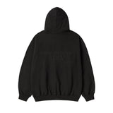 24FW LETTERING RABBIT HOODIE BLACK