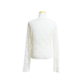 (3color) Flower Lace Soft Cardigan