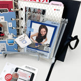 oab pvc pouch / photo card clear pocket
