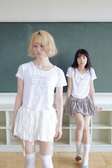 フリルバルーンスカート(white)
