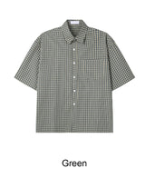 Retin check short-sleeve shirt