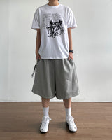 ペンシルプリントショートスリーブTシャツ