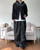 Stitch Balloon Cargo Denim Pants