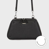 saffiano trapezium chain bag