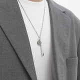 Men's Stick Bar Necklace_ST SLIM NEC