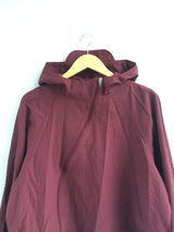 air-shell hooded cropped jacket