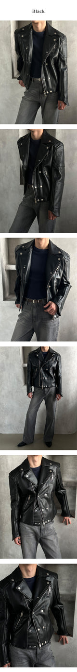 [PREMIUM] Shoulder bike rider jacket (2color)